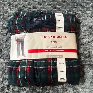 Lucky Brand Men's Sleep Fleece Pants - Plaid